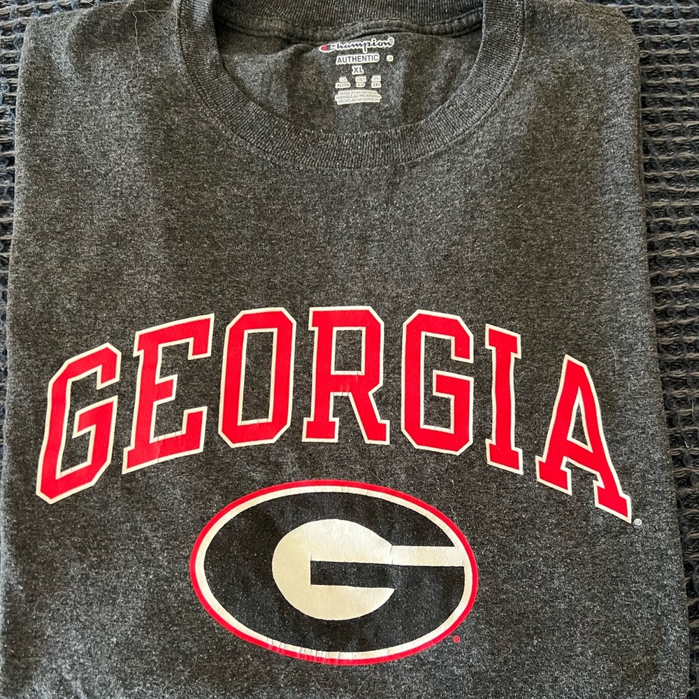 UGA Champion Charcoal Gray T-shirt size XL